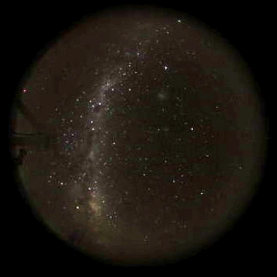 南极昆仑站的满天星辰