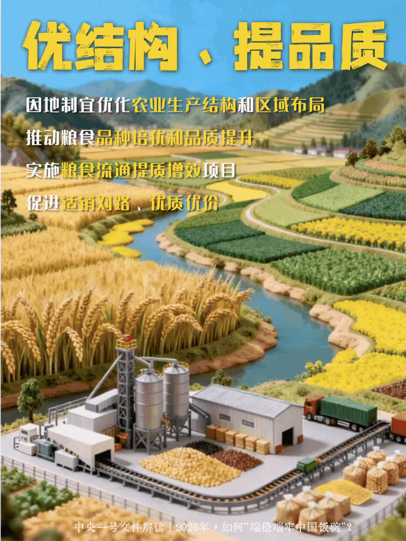 “动”察一号文件 | 2026年，如何“端稳端牢中国饭碗”？