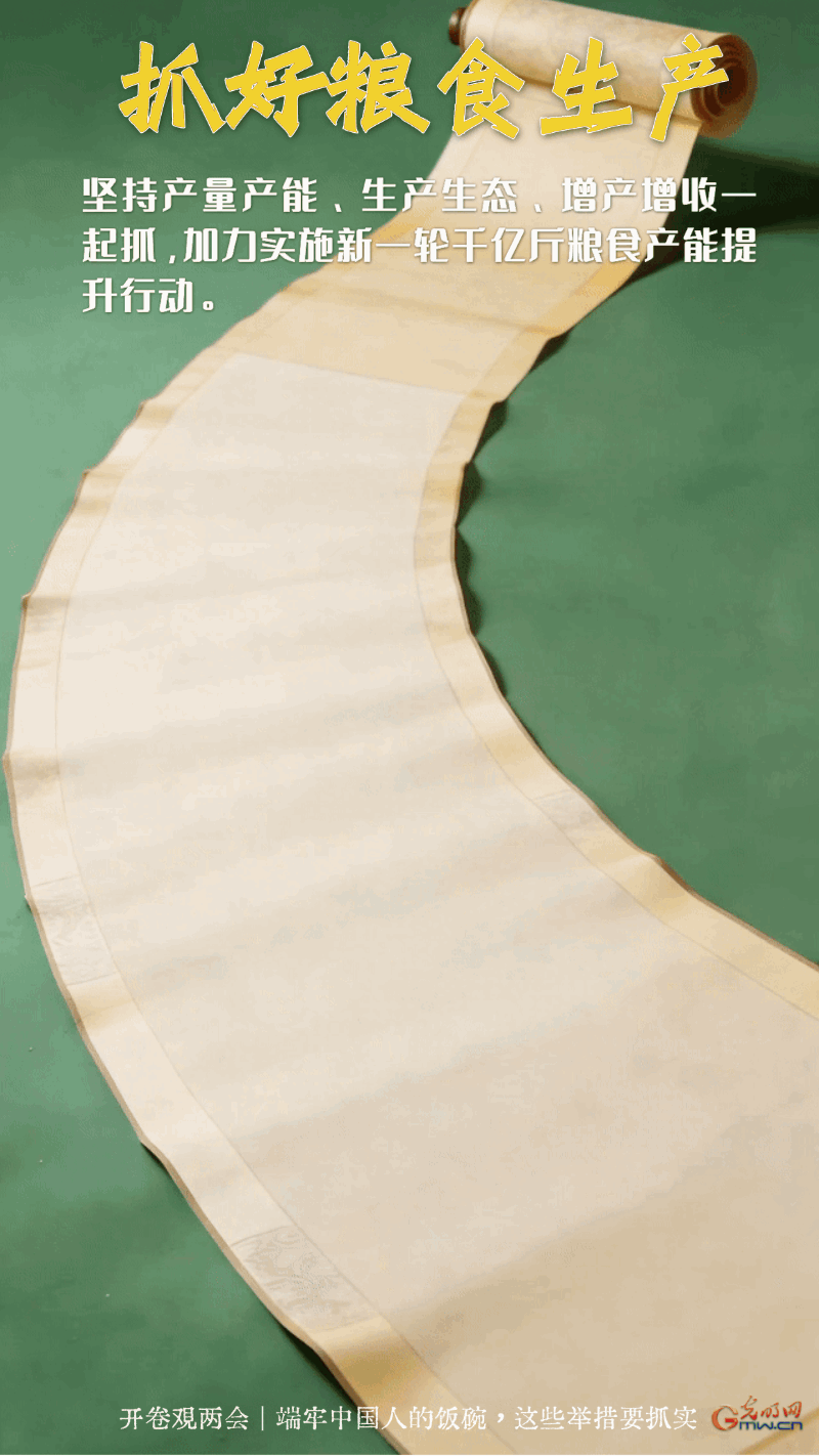 开卷观两会 | 端牢中国人的饭碗，这些举措要抓实
