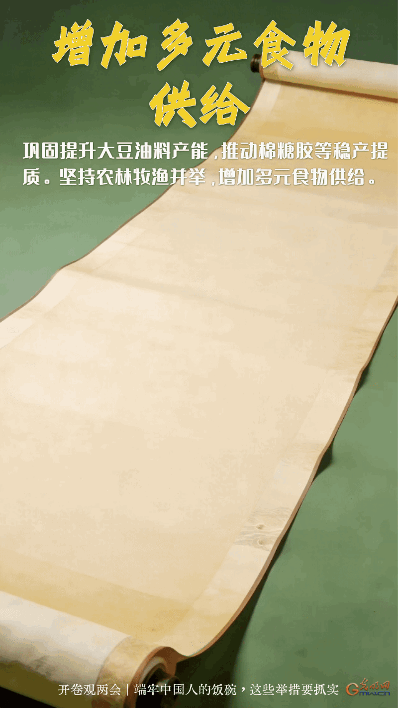 开卷观两会 | 端牢中国人的饭碗，这些举措要抓实