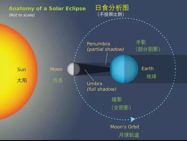 八上物理日食示意图图片