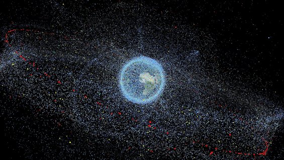 地球已经被太空垃圾覆盖了？