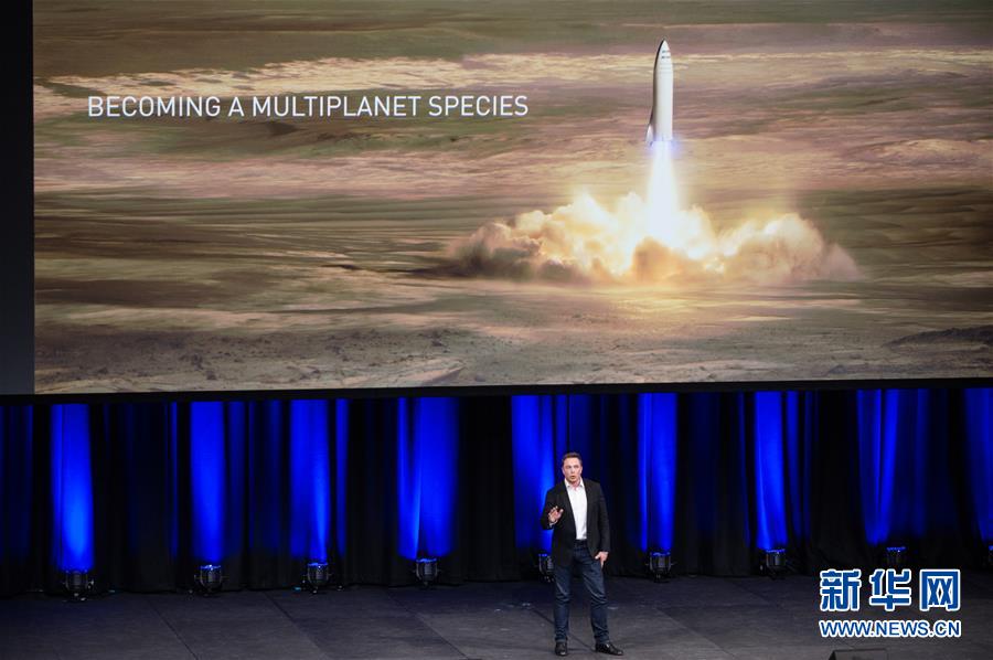 马斯克计划用新型火箭2024年送人上火星(图)