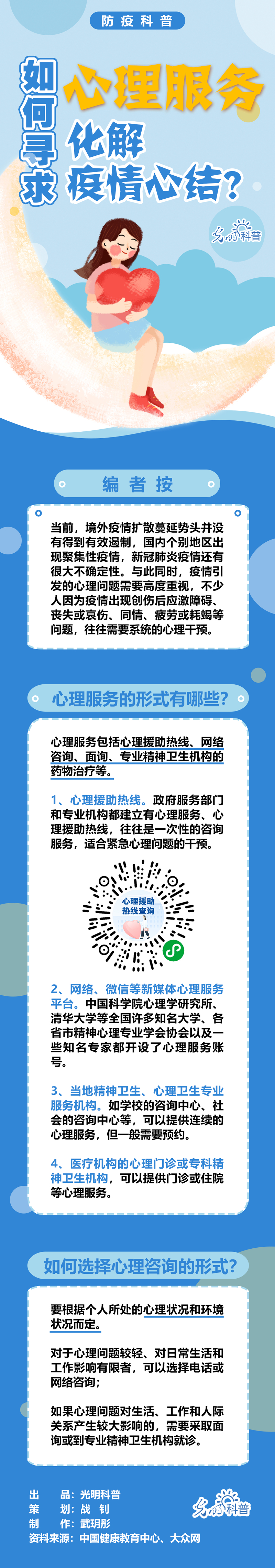 【防疫科普】如何寻求心理服务，化解疫情心结？