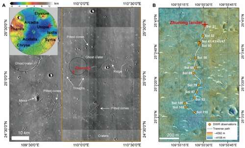 祝融号发现火星亚马逊纪曾有水活动