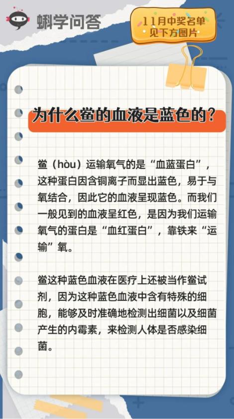 为什么鲎的血液是蓝色的？丨蝌学问答