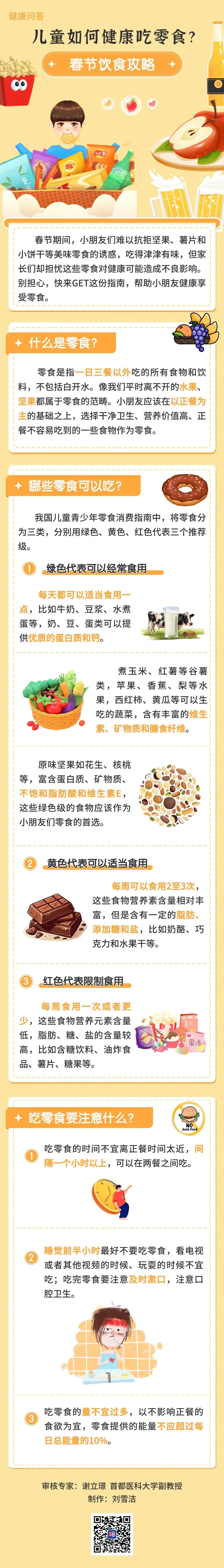 春节饮食攻略 | 儿童如何健康吃零食？