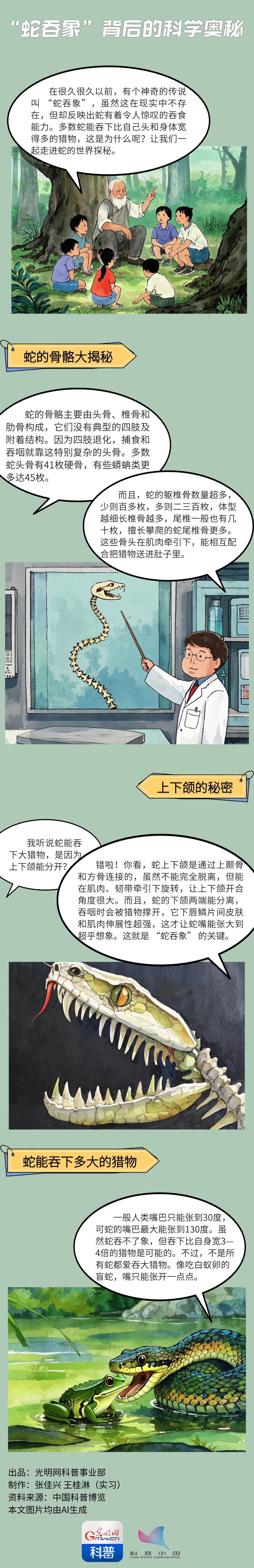 【科普图解】“蛇吞象”背后的科学奥秘