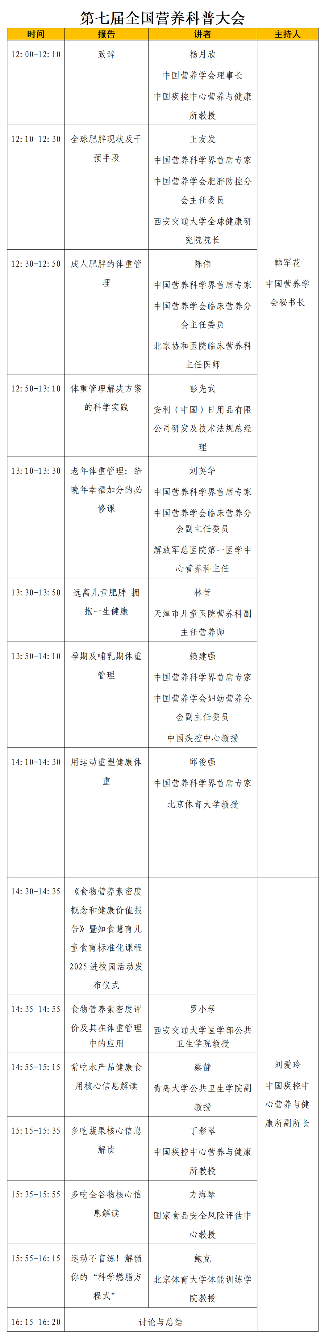 科普中国直播预告｜2025年全民营养周主场启动会暨第七届全国营养科普大会