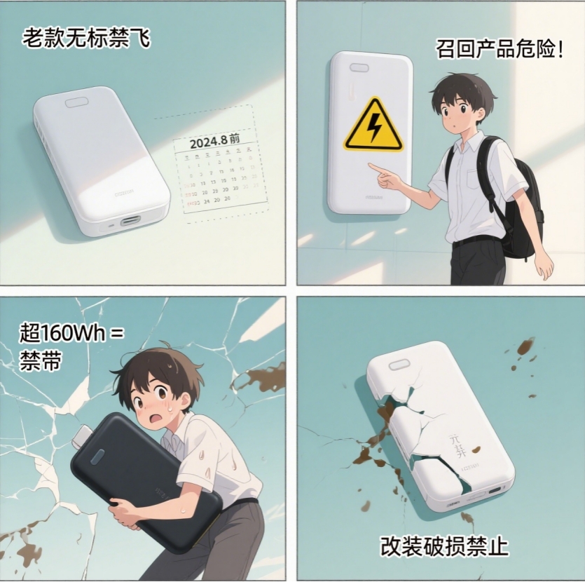 科普漫画 | 你的充电宝能登机吗？快来自查