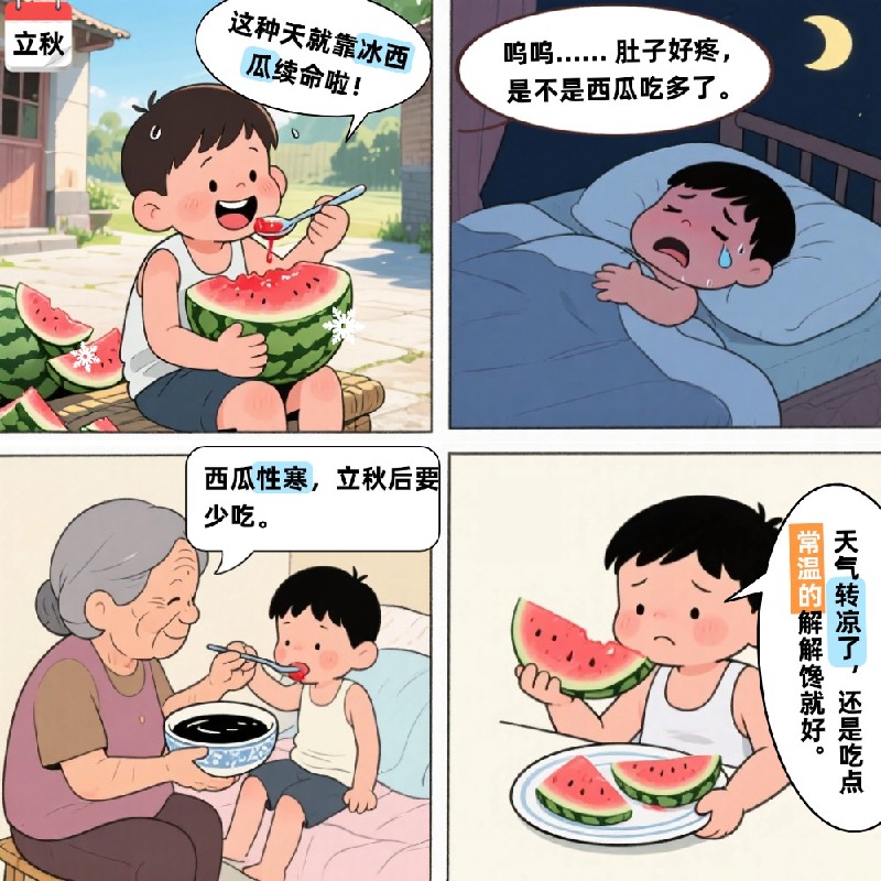 漫说科普 | 立秋 “慎吃瓜”：不是不能吃，而是要会吃