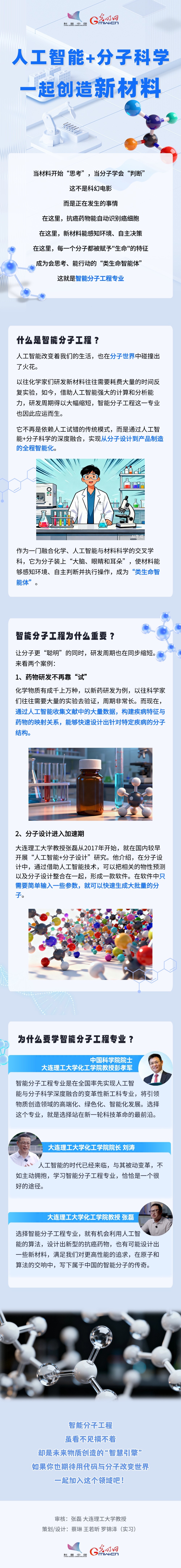 人工智能+分子科学 一起创造新材料！