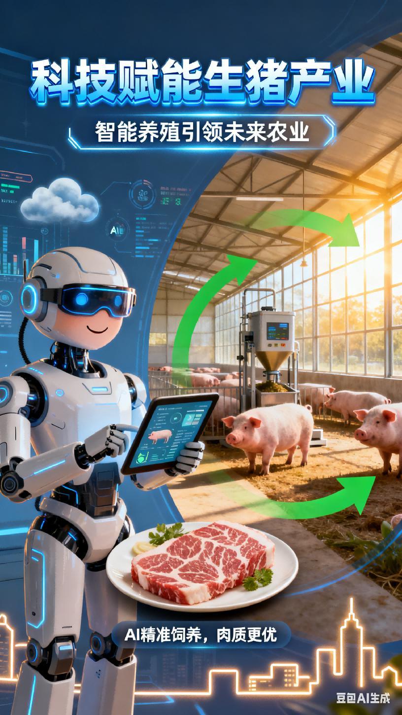 谁说养猪又脏又累？这里的猪住恒温房、AI全程守护