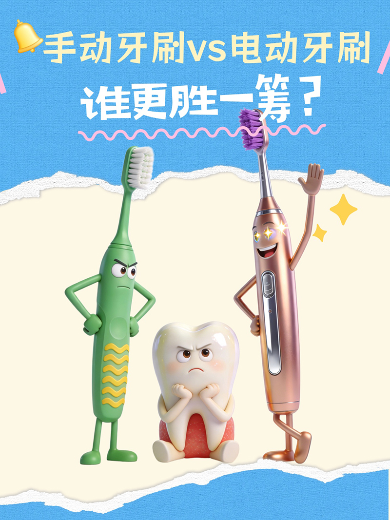手动牙刷VS电动牙刷，谁更胜一筹？