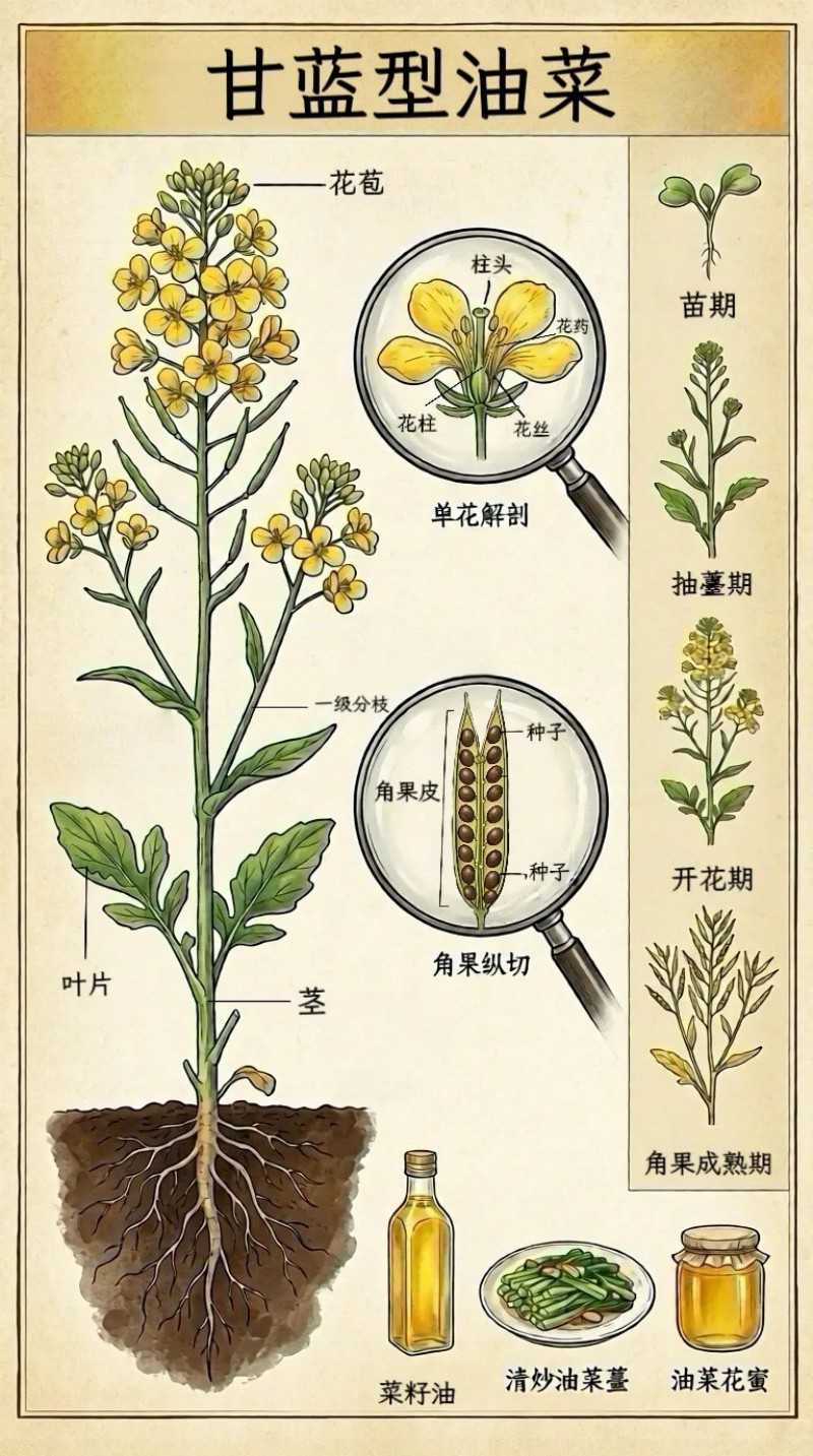 油豆奶的健康学问丨油菜是油用植物还是菜用？