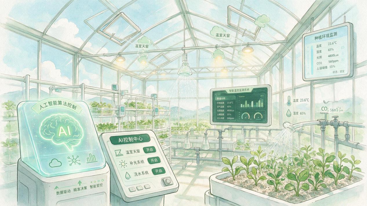 大国粮策｜温室自己会“管”自己了？AI当起“植物管家”