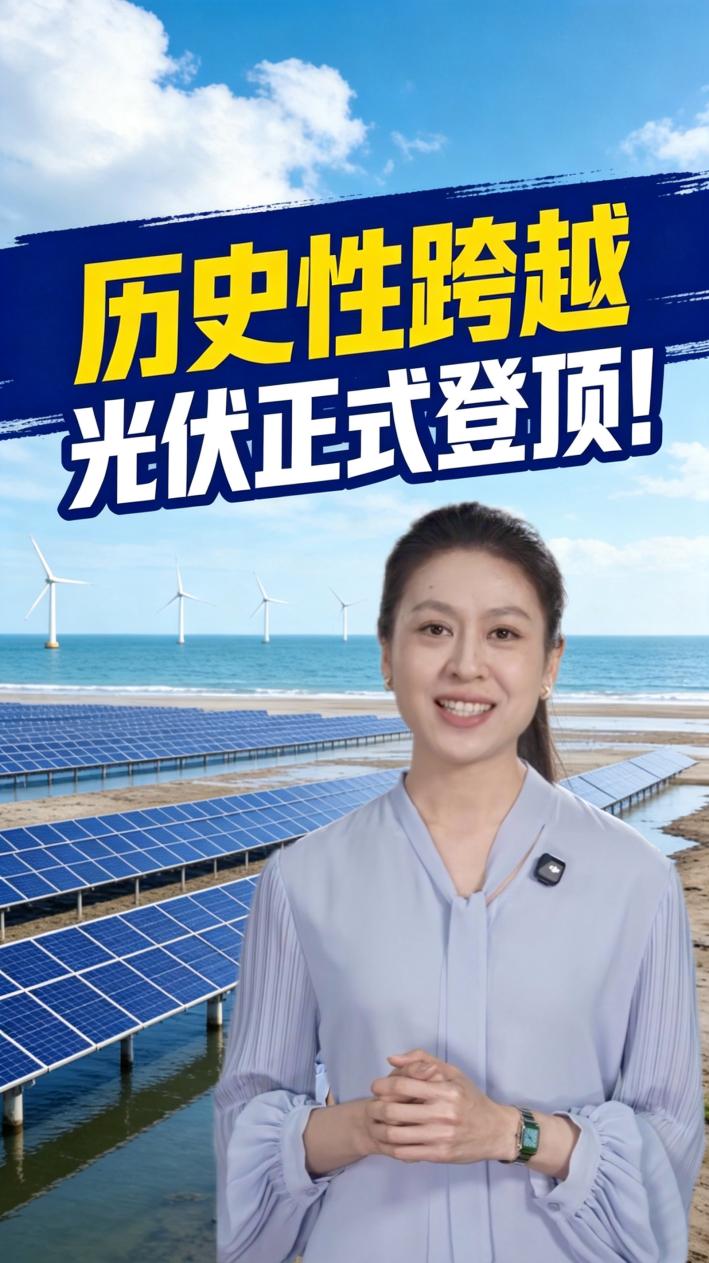 中国科技欣先说｜历史性跨越！光伏正式登顶！
