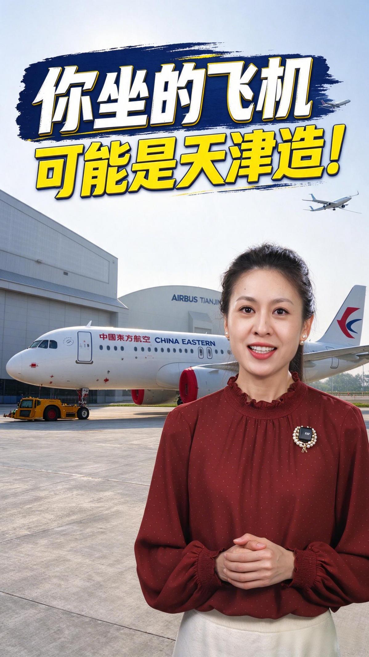 中国科技欣先说｜你坐的飞机，可能是天津造！