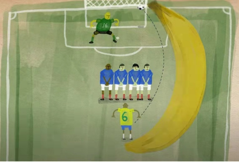 繞過人牆、半路轉彎 怎麽在世界盃踢出超帥“香蕉球”？
