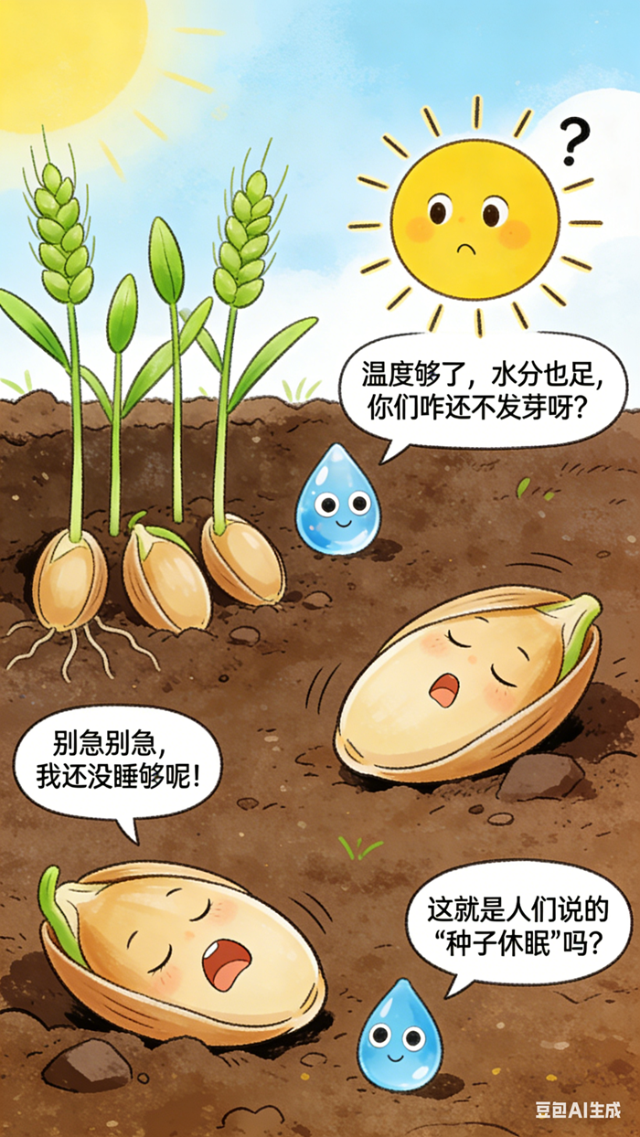 科漫剧场|种子也会“赖床”?科学家揪出“智能开关” 科漫剧场|种子也会“赖床”?科学家揪出“智能开关”