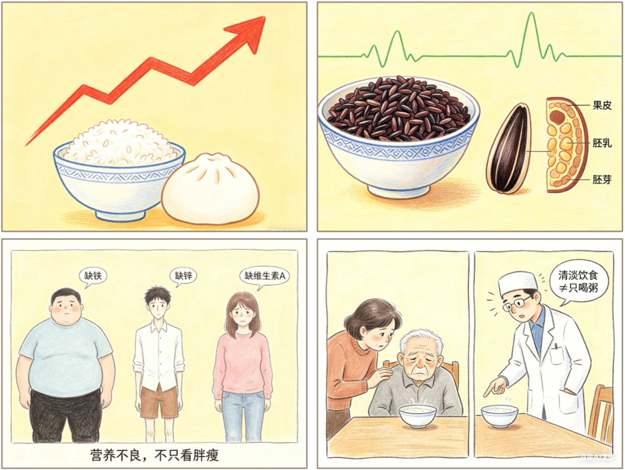 大国粮策｜院士科普：比大鱼大肉更可怕的，是顿顿精米白面