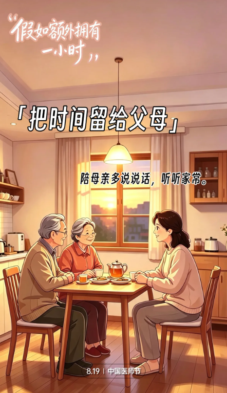 假如额外拥有一小时，AI海报定格医者心愿