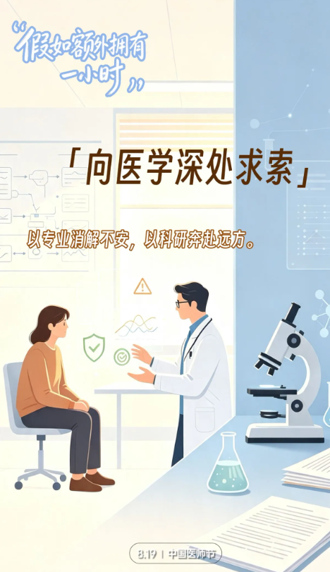 假如额外拥有一小时，AI海报定格医者心愿
