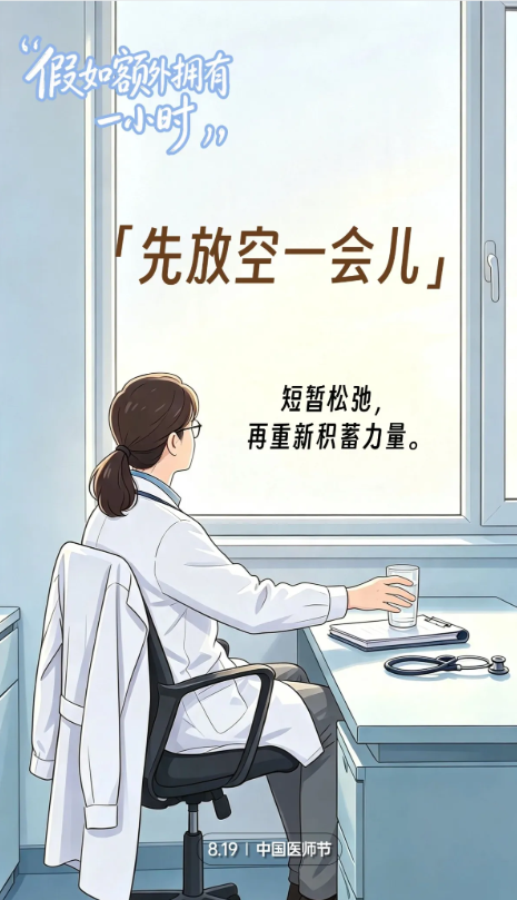 假如额外拥有一小时，AI海报定格医者心愿