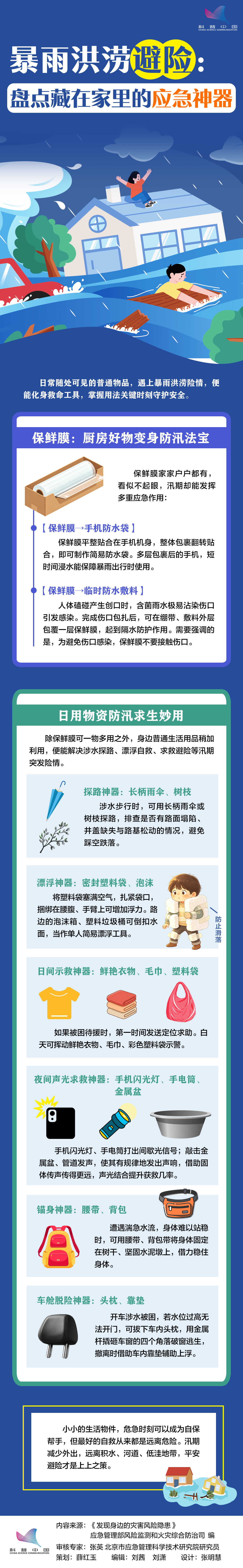 暴雨洪涝避险：盘点藏在家里的应急神器