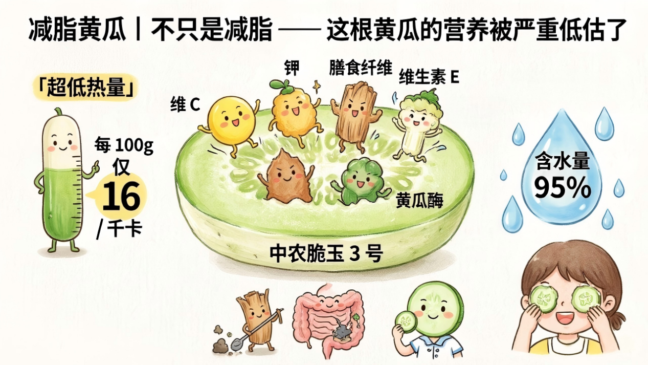 第3期：减脂黄瓜丨不只是减脂——这根黄瓜的营养被严重低估了