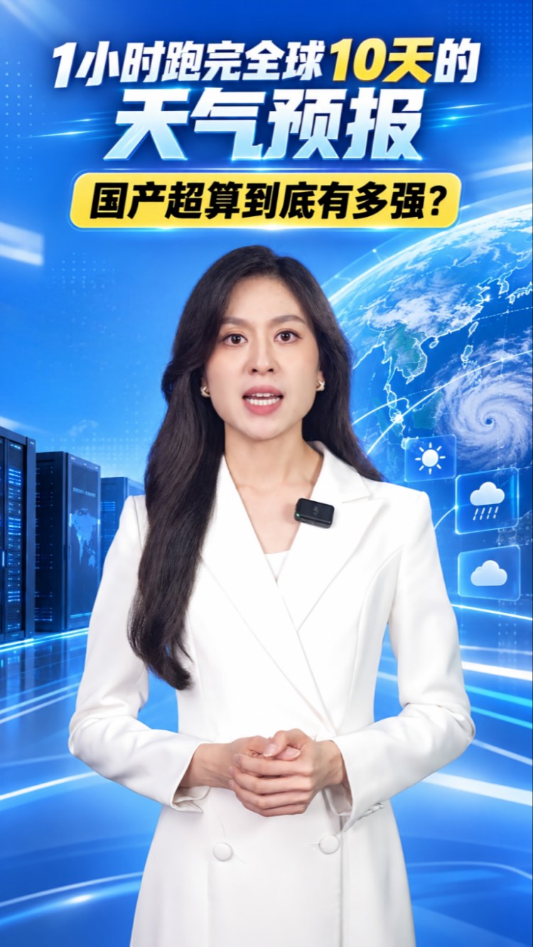 中国科技欣先说｜1小时跑完全球10天的天气预报，国产超算到底有多强？