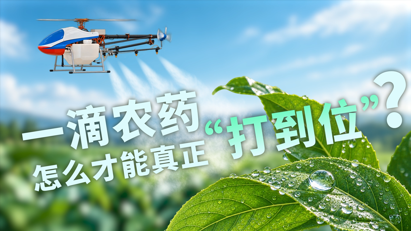 一滴农药的精准抵达——打农药怎样才算真正“打到位”？